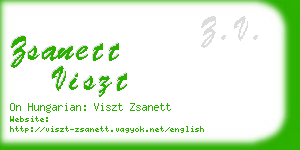 zsanett viszt business card